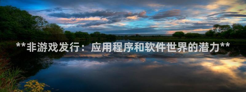 新城平台日7O777：**非游戏发行：应用程序和软件世界的潜力**