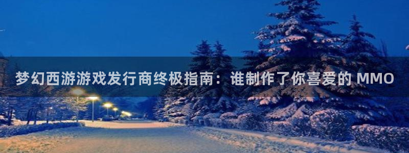 新城平台登录入口官网下载app：梦幻西游游戏发行商终极指南：谁制作了你喜爱的 MMO