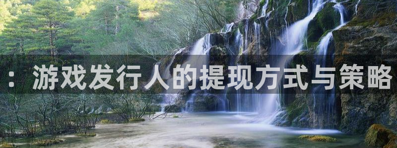 新城平台平台最新活动消息：：游戏发行人的提现方式与策略