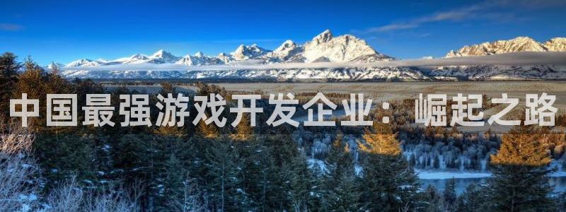 新城平台官网注册流程：中国最强游戏开发企业：崛起之路