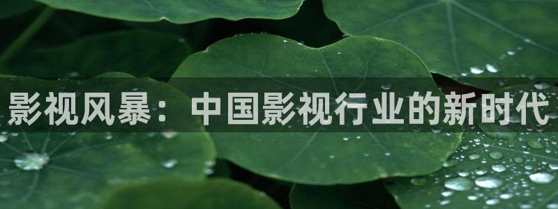 三妹影院在线：影视风暴：中国影视行业的新时代